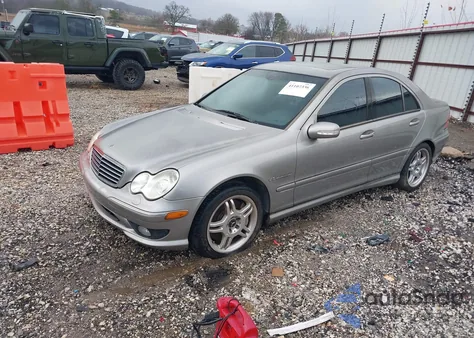 2003 Mercedes-Benz C 32 Amg Kompressor z USA, uszkodzony, nr VIN WDBRF65J03F382539